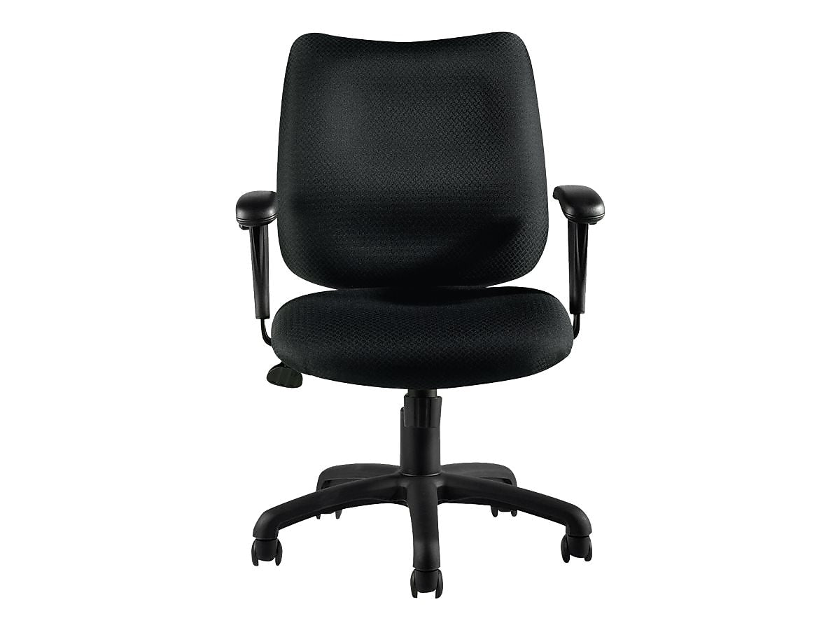 Offices To Go Fabric Task Chair, Patterned Black (OTG11612B)