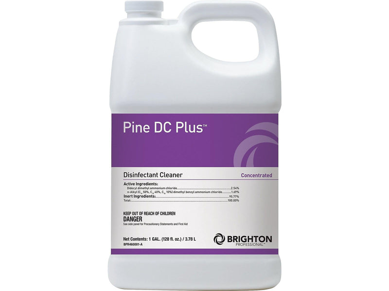 Brighton Professional™ Pine DC Plus™ Disinfectant Cleaner, Pine Scent, 1 Gallon, 4/Carton (BPR460001-ACT)