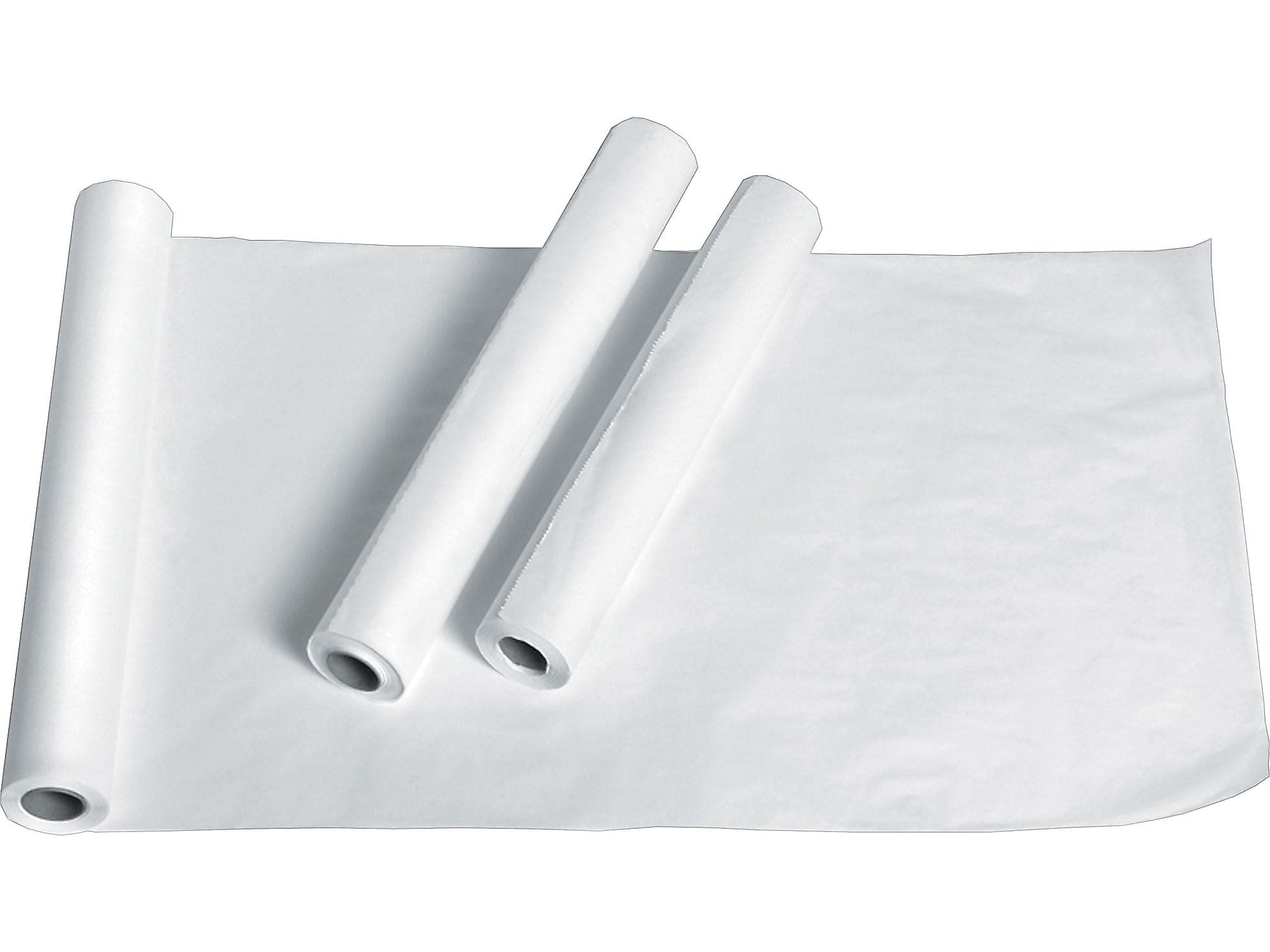 Medline Deluxe 125' x 18" Exam Table Paper, White Crepe, 12/Carton (NON24324)