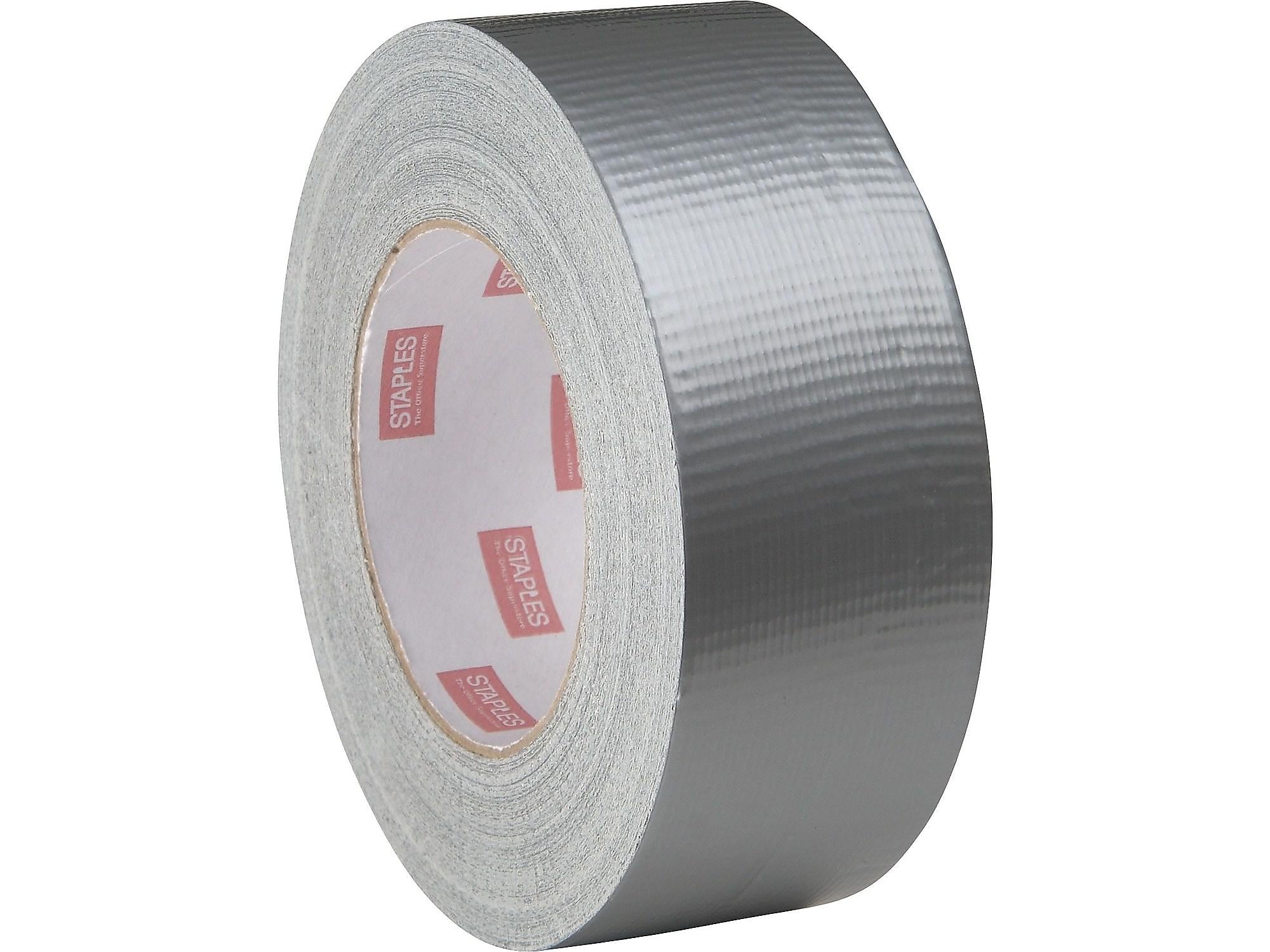 Staples General Purpose Duct Tape, 2"W x 60 yds., Silver, 1 Roll (468389-CC)