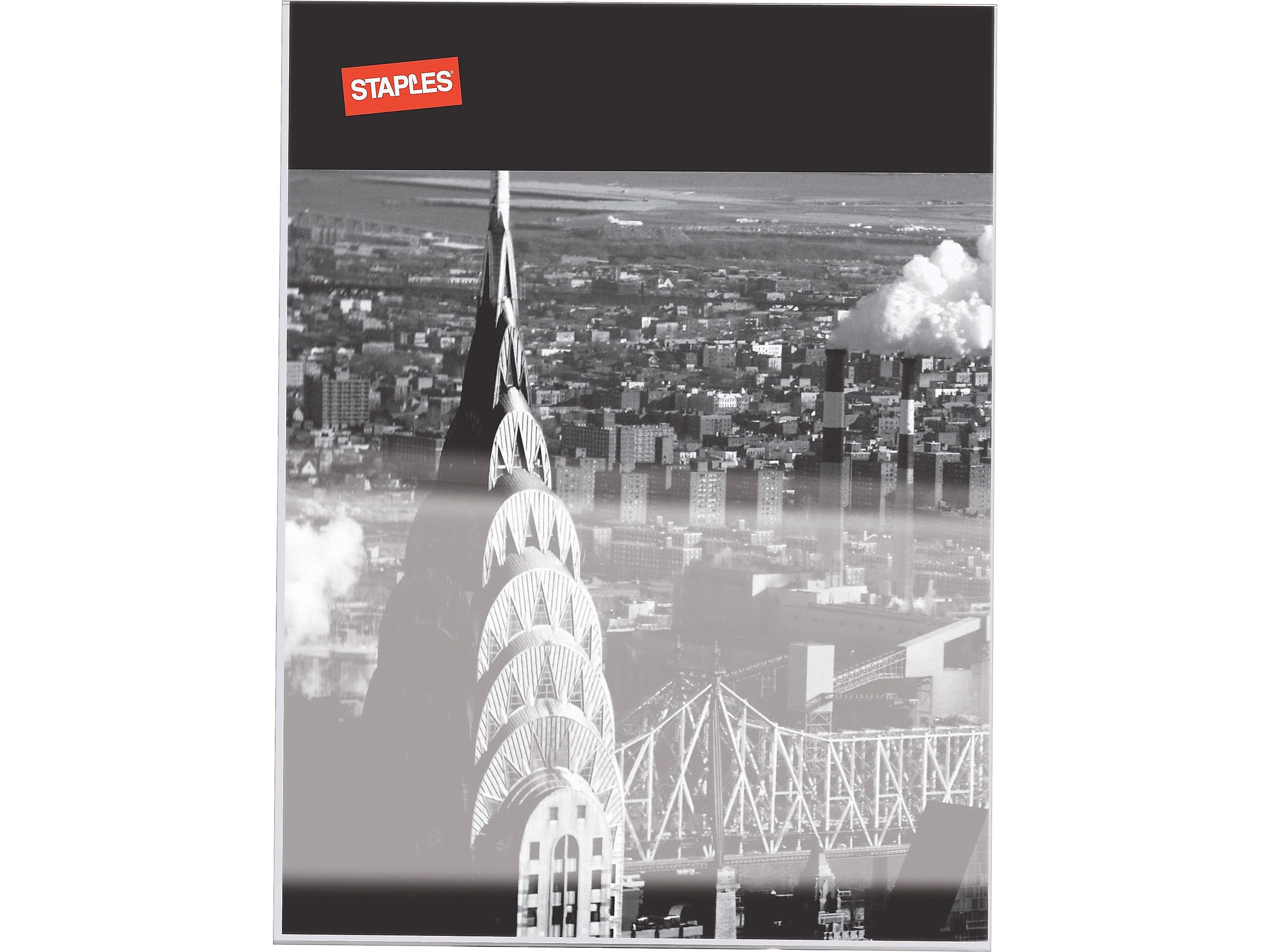 Staples Sign Holder, 8.5" x 11", Clear Plastic (53127/18389)