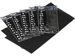 Tablemate Heavy Duty 108"W x 54"D Solid Table Cover, Black, 6/Pack (TBL-549-BK)