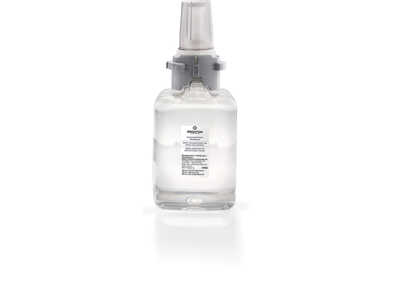 Brighton Professional Foaming Hand Soap Refill for ADX 7 Dispenser, 700 ml, 4/Carton (21884)
