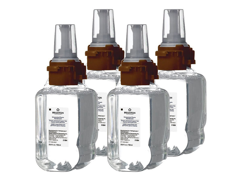 Brighton Professional Foaming Hand Soap Refill for ADX 7 Dispenser, 700 ml, 4/Carton (21884)