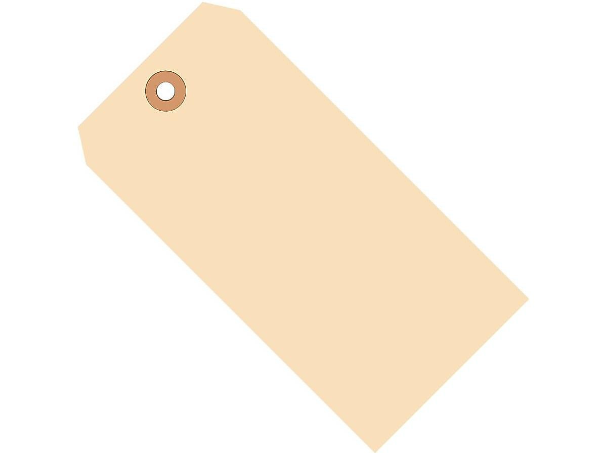 SI Products Shipping Tags, #1, 1.38” x 2.75”, Manila, 1000/Carton (G30011)