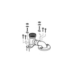 Toto Toilet Rough-Ins, 10" Unifit Trapway (TSU01W.10R)