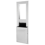 enMotion® Flex Trash Receptacle for 10.75" Wall Cavity by GP PRO, Stainless, 9.03"W x 21.75"D x 60.25"H (59753)