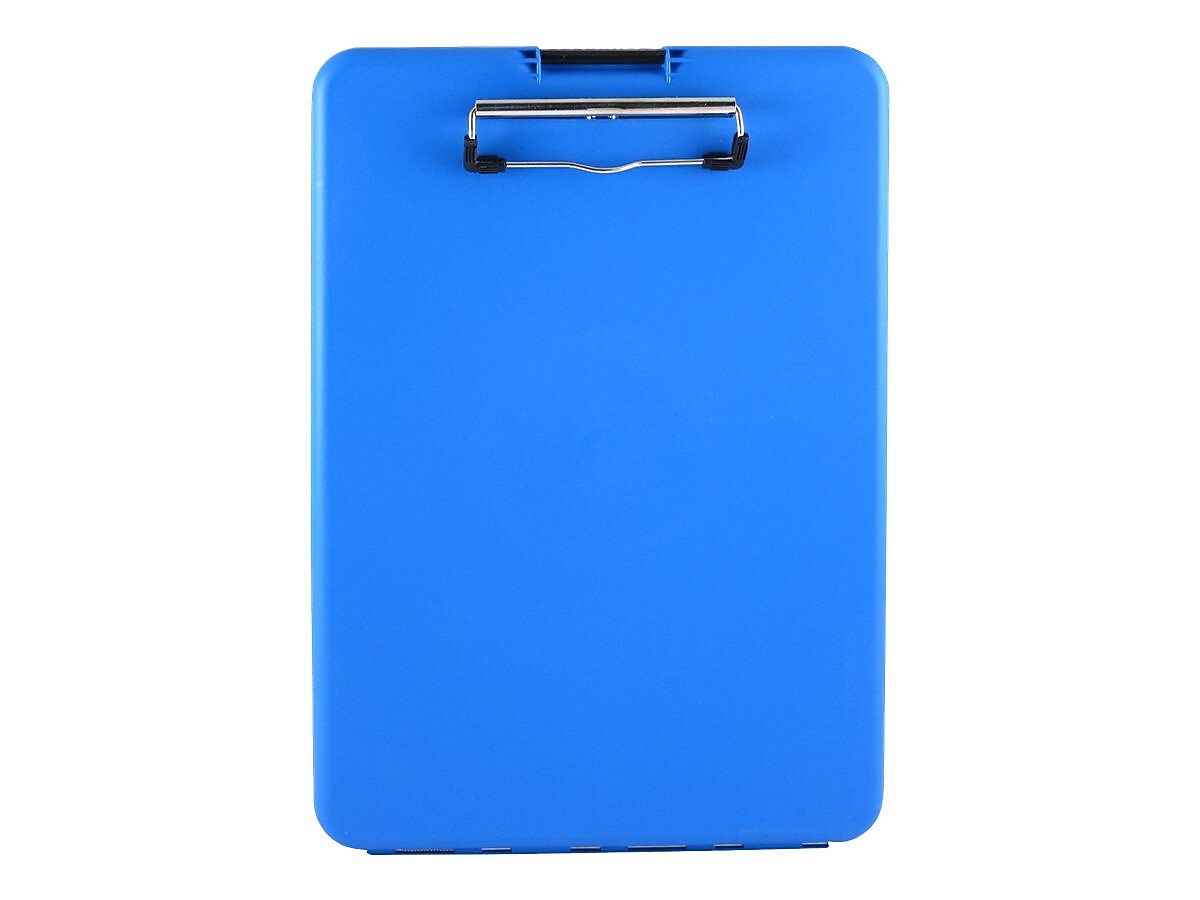 Saunders SlimMate Plastic Storage Clipboard, Letter Size, Blue (00559)