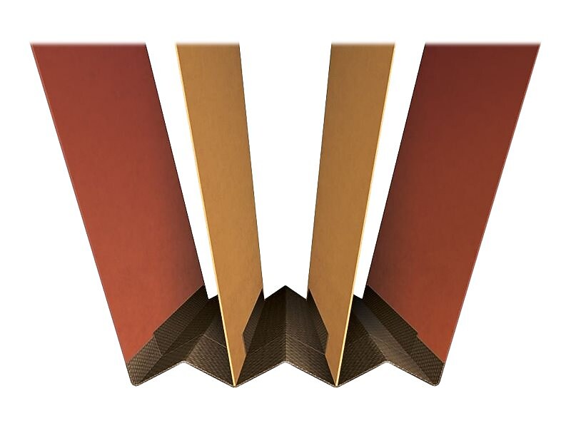 Pendaflex PressGuard Paperboard Heavy Duty Classification Folders, Legal Size, 2 Dividers, Brick Red, 10/Box (PFX2257R)