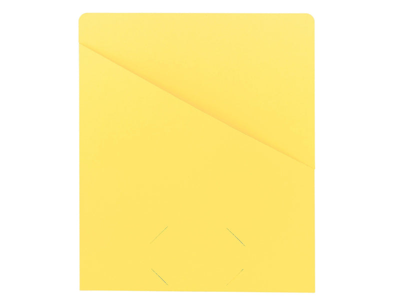 Smead Paper Stock File Jacket, Letter Size, Yellow, 25/Pack (75434)
