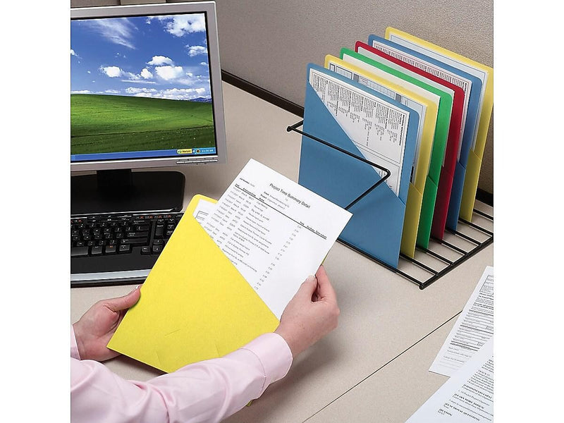 Smead Paper Stock File Jacket, Letter Size, Yellow, 25/Pack (75434)