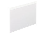 Pendaflex File Pocket, Clear Envelopes Clear with White Back, 100/Each (PFX99376)