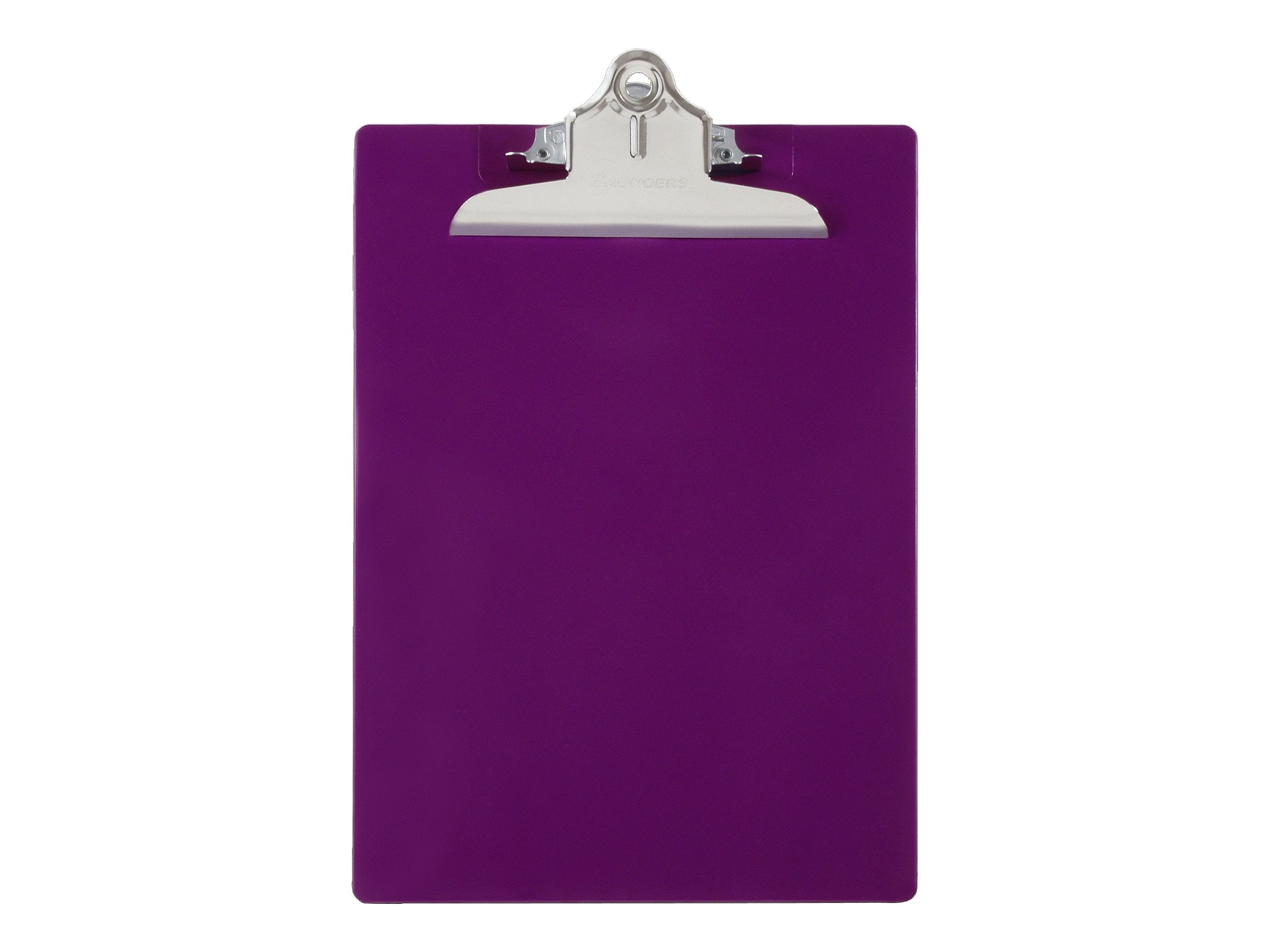 Saunders Recycled Plastic Clipboard, Letter Size, Purple (21606)