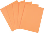 Staples Brights Multipurpose Colored Paper, 20 lbs., 8.5" x 11", Orange, 500/Ream (25208)