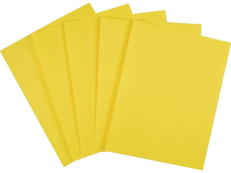 Staples Brights Multipurpose Colored Paper, 20 lbs., 8.5" x 11", Yellow, 500/Ream (25204)