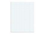 Ampad Notepad, 8.5" x 11", Graph, White, 50 Sheets/Pad (TOP22-000)
