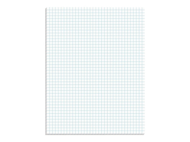 Ampad Notepad, 8.5" x 11", Graph, White, 50 Sheets/Pad (TOP22-000)
