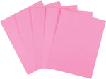 Staples Brights Multipurpose Colored Paper, 24 lb, 8.5" x 11", Pink, 500/Ream, 10 Reams/Carton (20106A)