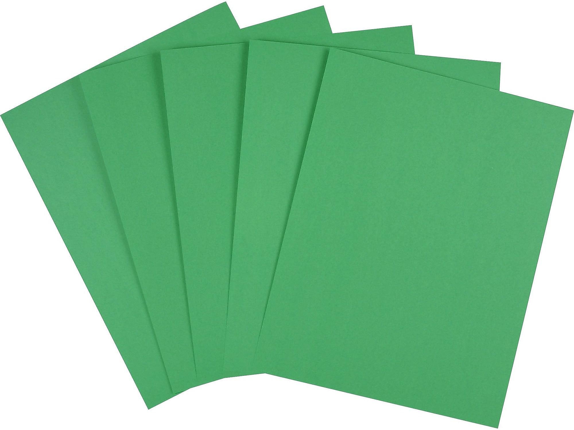 Staples Brights Multipurpose Colored Paper, 24 lb, 8.5" x 11", Dark Green, 500/Ream, 10 Reams/Carton (20103A)