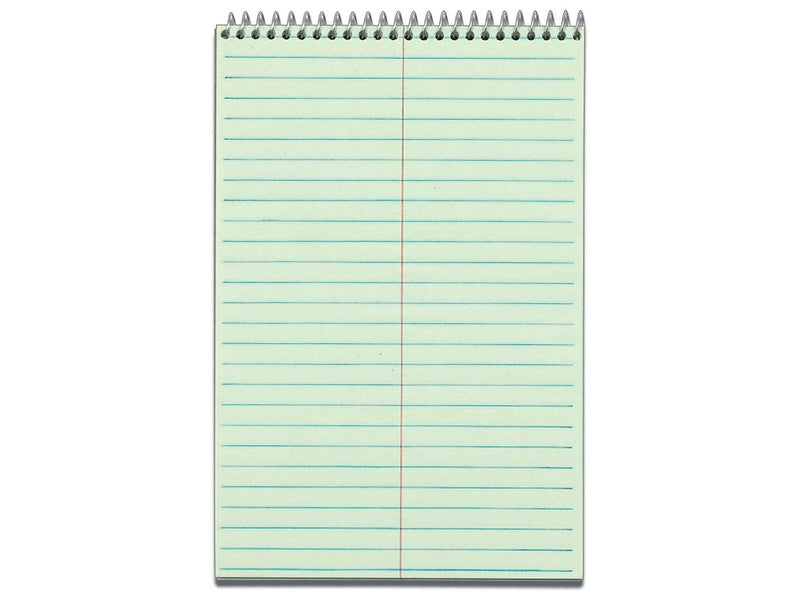 TOPS Steno Pad, 6" x 9", Gregg, Green Tint, 80 Sheets/Pad (TOP8021)