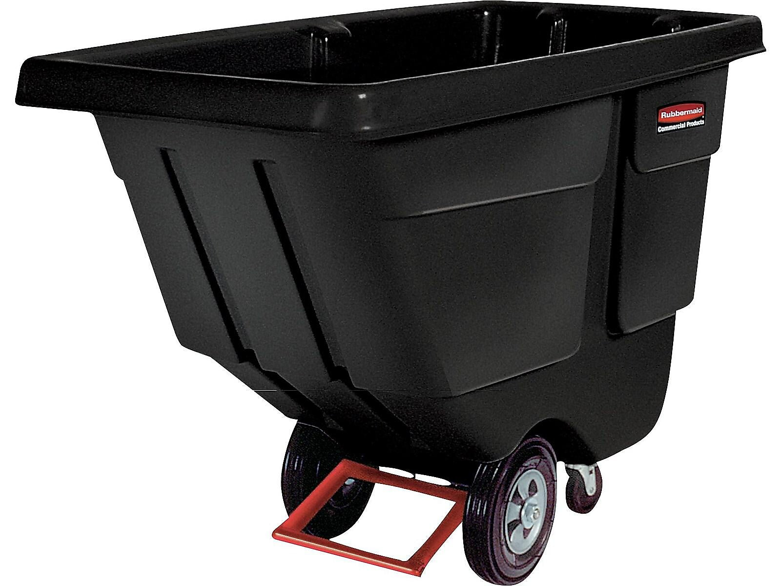 Rubbermaid Commercial Tilt Truck, 450 lbs., Black (FG130400BLA)