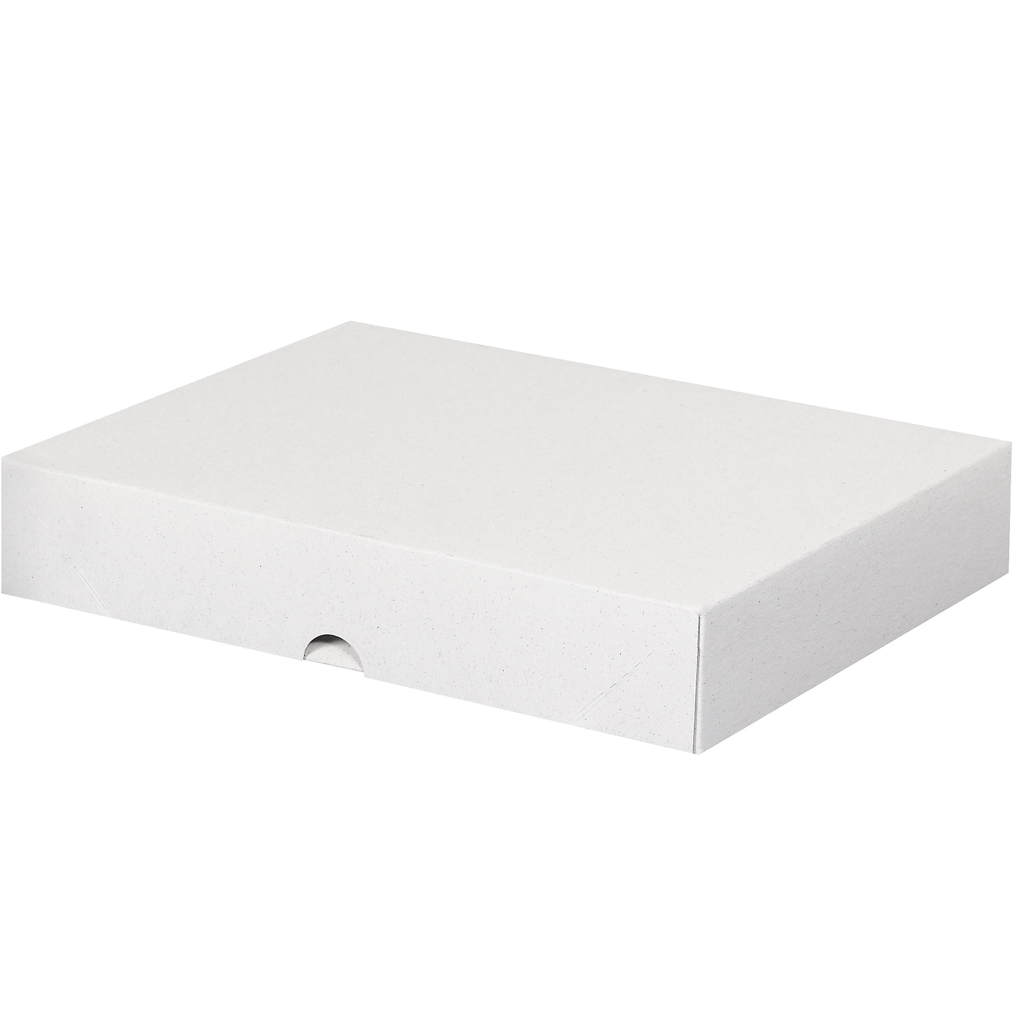 Partners Brand 8 1/2" x 11" x 2" Stationery Folding Cartons, White, 200/Case