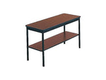 Barricks 48"W Utility Table, Walnut (UTS)