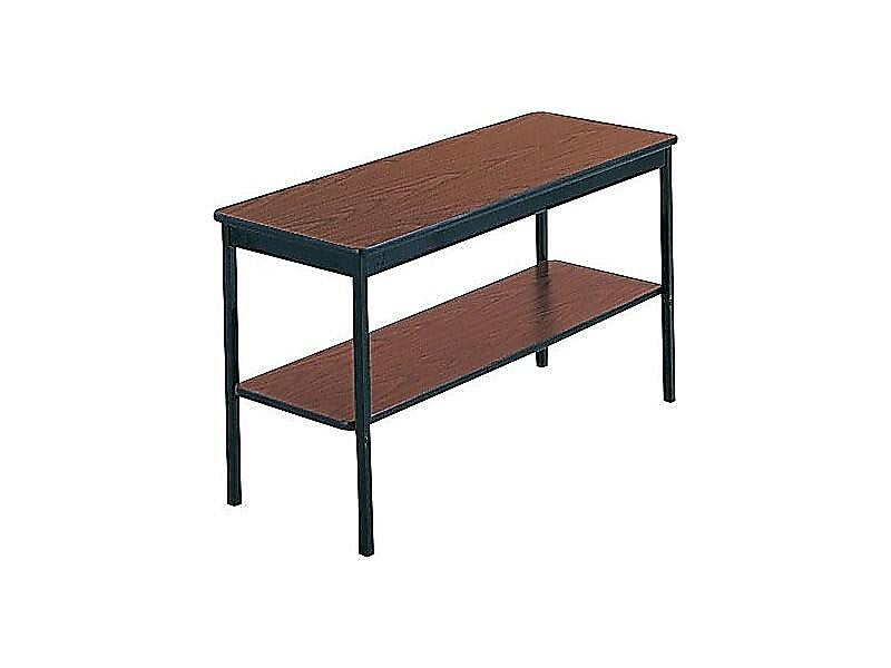 Barricks 48"W Utility Table, Walnut (UTS)