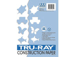 Tru-Ray 12" x 18" Construction Paper, White, 50 Sheets (P103058)