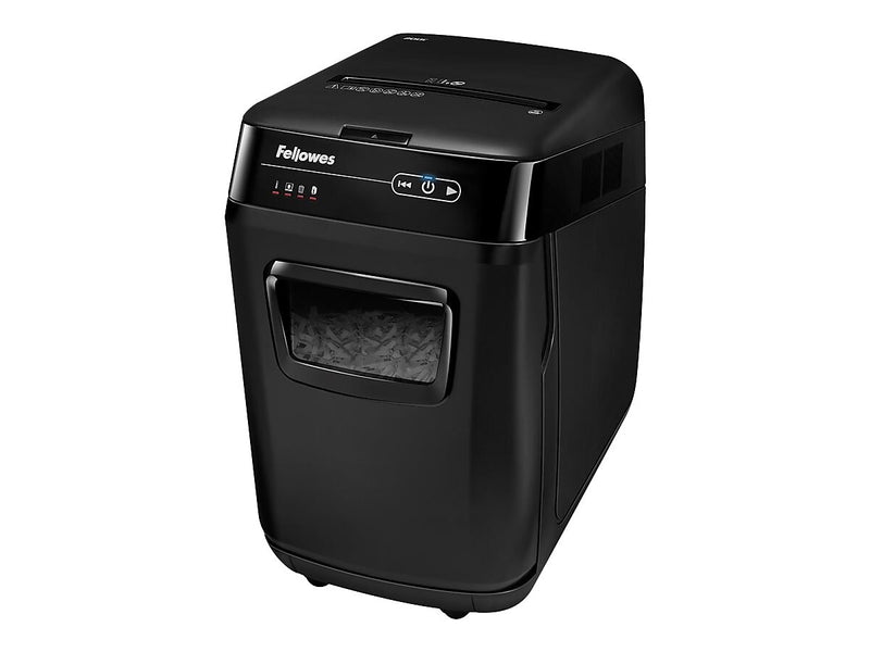 Fellowes AutoMax 200C 200-Sheet Cross-Cut Multi-Media Commercial Shredder (4653501)