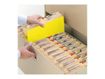 Smead Paper Stock File Pockets, 3.5" Expansion, Legal Size, Yellow (74233)