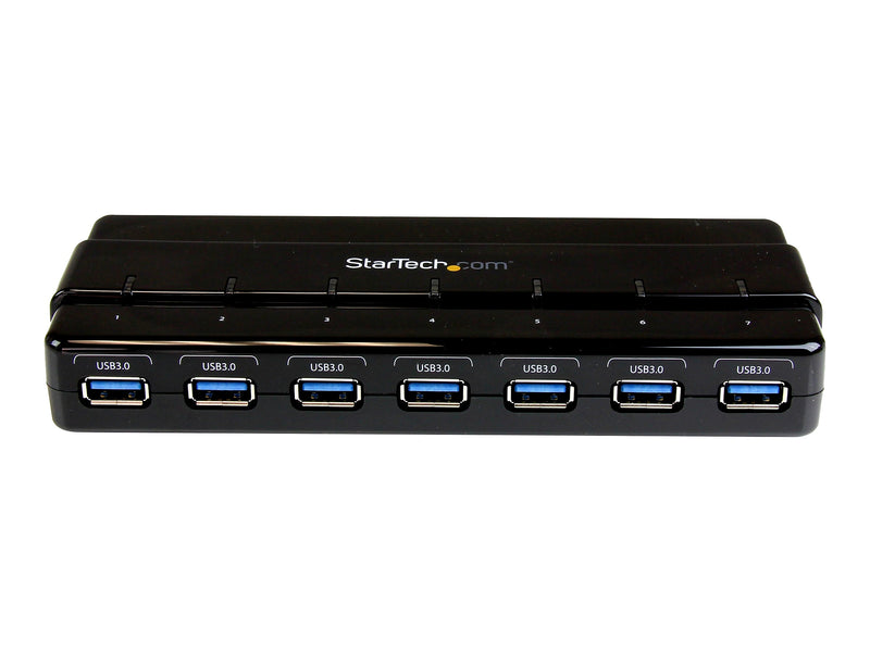 StarTech 7-Port USB 3.0 Hub, Black (ST7300USB3B)