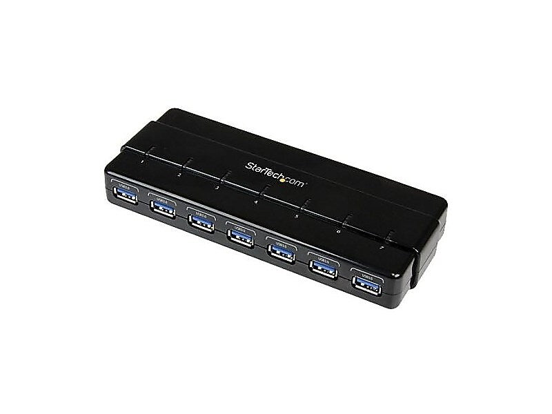 StarTech 7-Port USB 3.0 Hub, Black (ST7300USB3B)