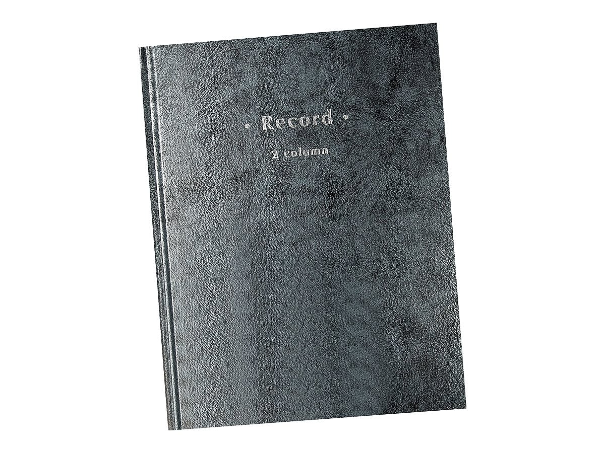Staples Columnar Book, 2-Columns, 80 Pages, Gray Marble, 40 Sheets/Book (ST26515)