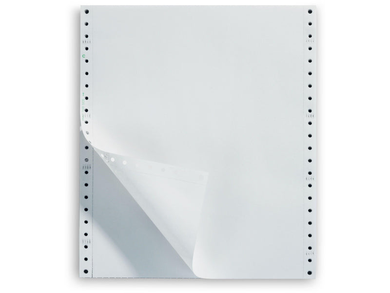 Staples Continuous Paper, 9.5" x 11", 20 lbs., White, 2500 Sheets/Carton (27125/177154)