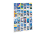 Safco Brochure Holder, 41" x 30", Clear Plastic (5601CL)