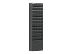 Safco Magazine Holder, 36.25" x 10", Black Steel (4321BL)