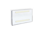 Azar Sign Holder, 11" x 8.5", Horizontal, Wall Mounted, Clear, Acrylic, 10/Pack (122022)