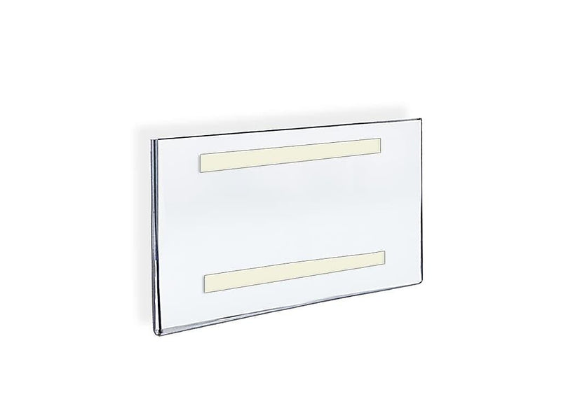 Azar Sign Holder, 11" x 8.5", Horizontal, Wall Mounted, Clear, Acrylic, 10/Pack (122022)