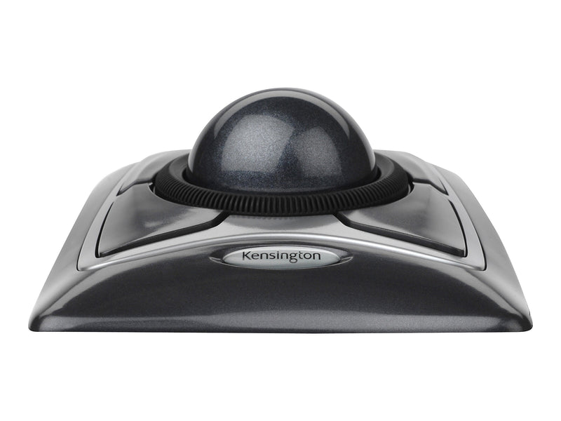 Kensington Expert Ergonomic Ambidextrous Trackball USB Mouse, Black/Silver (KMW64325)