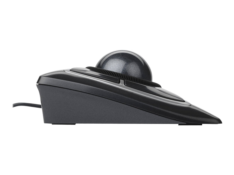Kensington Expert Ergonomic Ambidextrous Trackball USB Mouse, Black/Silver (KMW64325)