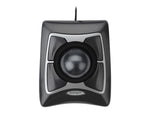 Kensington Expert Ergonomic Ambidextrous Trackball USB Mouse, Black/Silver (KMW64325)