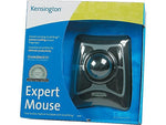 Kensington Expert Ergonomic Ambidextrous Trackball USB Mouse, Black/Silver (KMW64325)