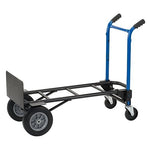 Harper Trucks 4-in-1 Quick Change Convertible Hand Truck, 800 lb. Capacity, Black/Blue (DTC8635P)
