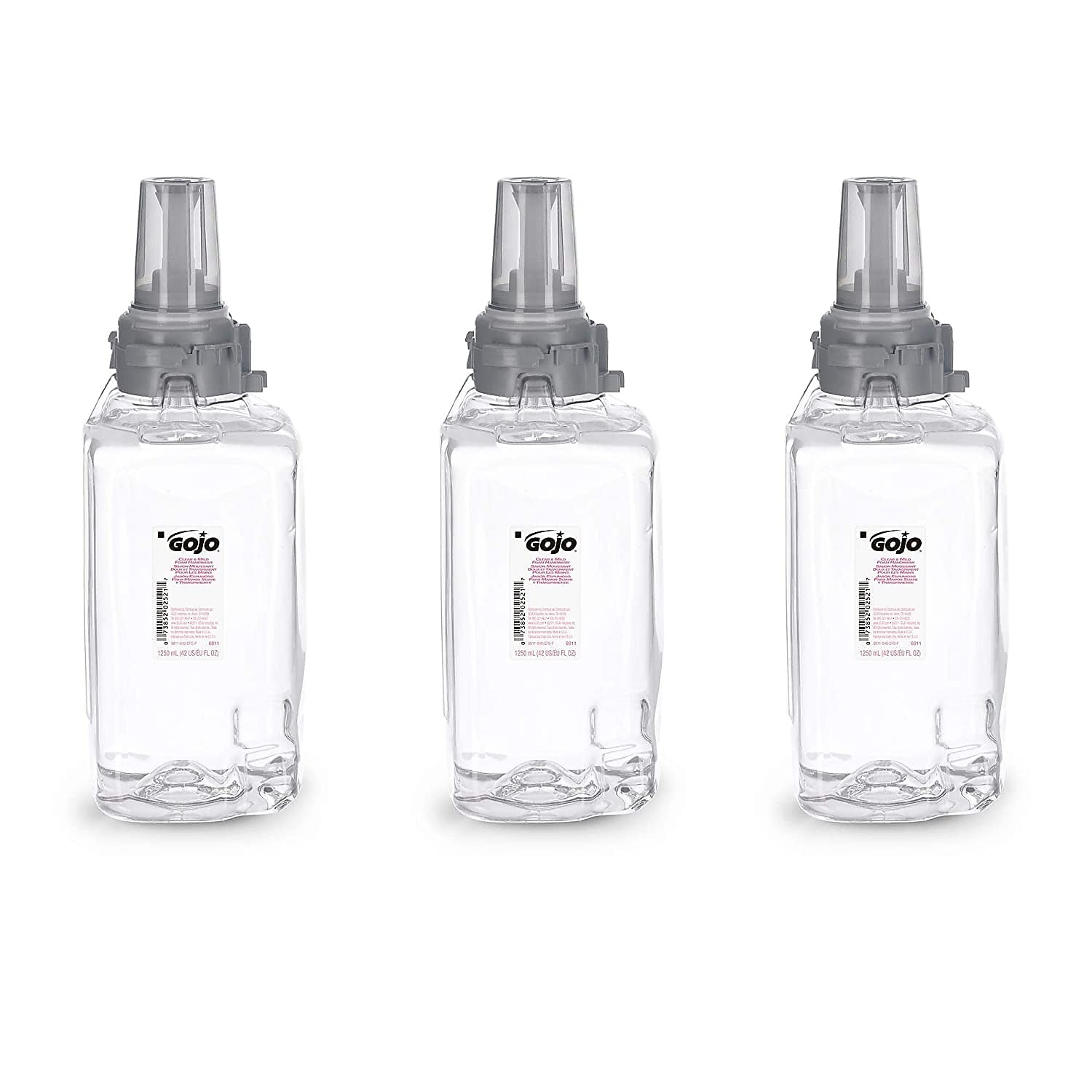 GOJO Foaming Hand Soap Refill for ADX 12 Dispenser, 1250 ml., 3/Carton (8811-03)