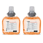 GOJO Premium Antibacterial Foaming Hand Soap Refill for TFX Dispenser, Fresh Fruit Scent, 1200 ml, 2/Carton (5362-02)