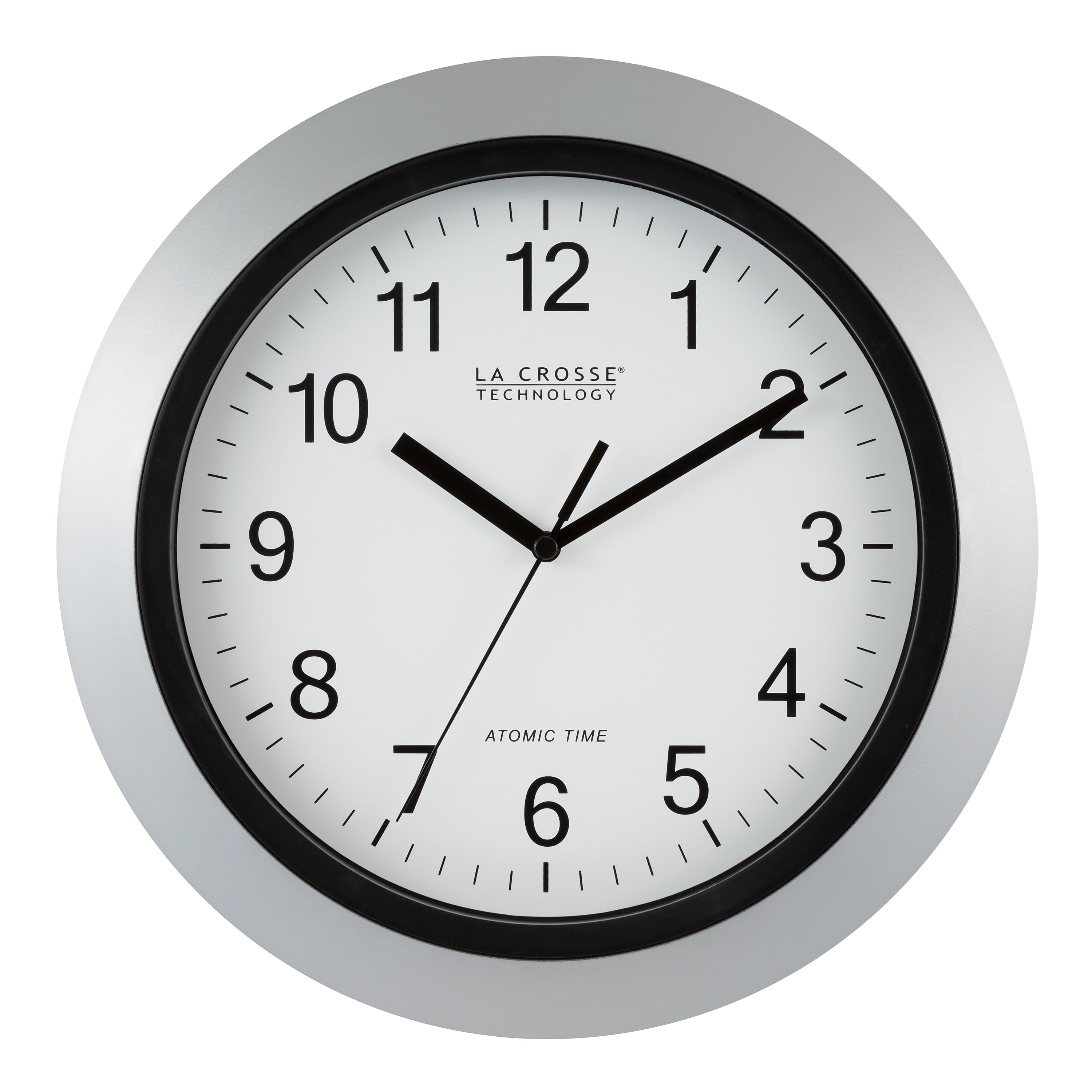 La Crosse Technology Atomic Wall Clock, 12"Dia. (WT-3129S)