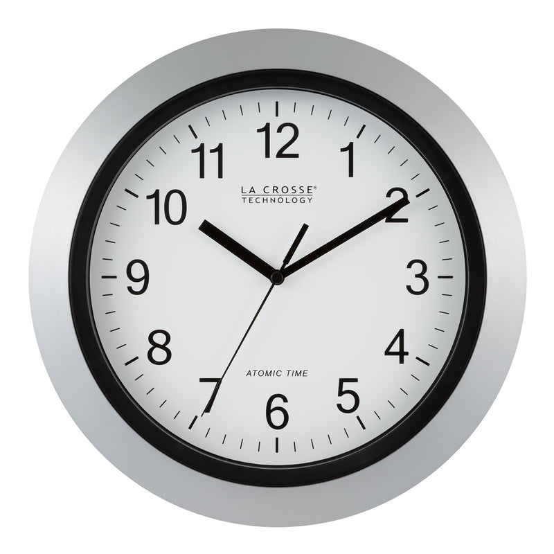 La Crosse Technology Atomic Wall Clock, 12"Dia. (WT-3129S)