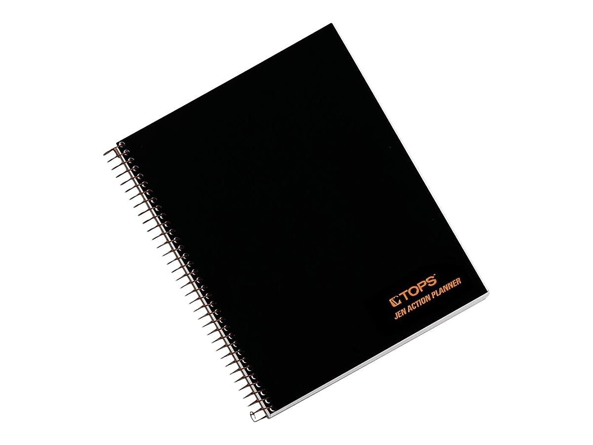 TOPS Jen Action Planner 1-Subject Notebook, 6.73" x 8.5", Project Ruled, 100 Sheets (63828)