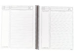 TOPS Jen Action Planner 1-Subject Notebook, 6.73" x 8.5", Project Ruled, 100 Sheets (63828)